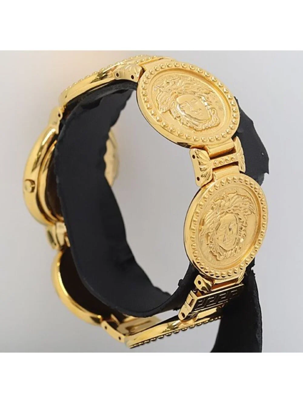 Versace Coin Watch Gold Dial